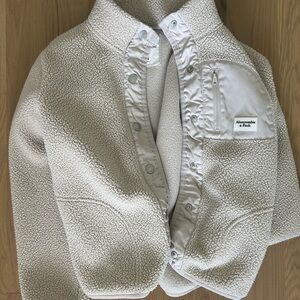 ABERCROMBIE KIDS coat, cream